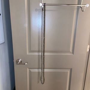 Three long beaded necklaces
